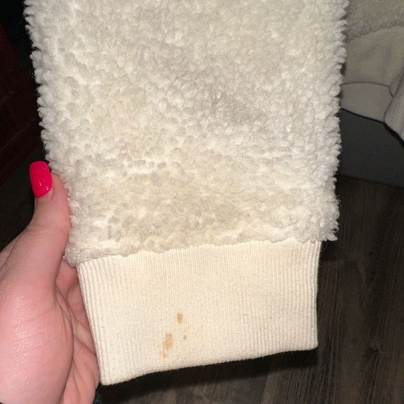 Official Off-White Vans Sherpa Quarter Zip Hoodie - Picture 7 of 7